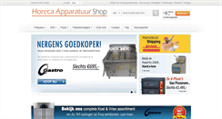 Desktop Screenshot of horecaapparatuurshop.nl